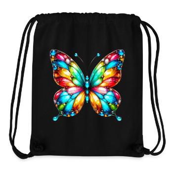 Butterfly - Stanley/Stella Recycled Gym Bag - black - Front