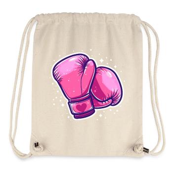 Boxhandschuhe Grafik - Stanley/Stella recycelter Gym Bag - Naturweiß - Vorne