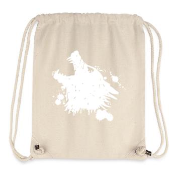 Weißer Wolf heult - Stanley/Stella recycelter Gym Bag - Naturweiß - Vorne