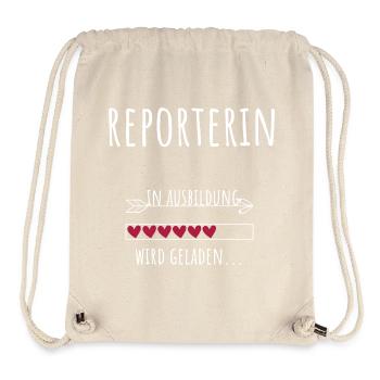 Journalism Student Profession Education Reporter - Stanley/Stella Recycled Gym Bag - natural - Front