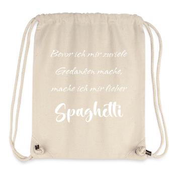 Gedanken-Spaghetti - Stanley/Stella recycelter Gym Bag - Naturweiß - Vorne