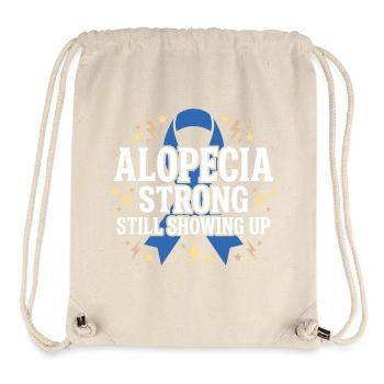 Alopecia Awareness Alopecia Areata Hair Loss - Stanley/Stella Recycled Gym Bag - natural - Front