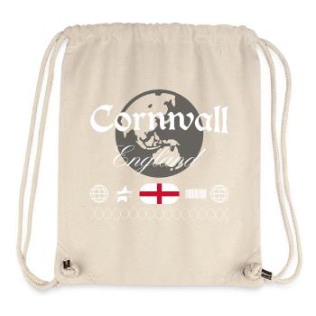 Cornwall England Streetwear Reise Souvenir - Stanley/Stella recycelter Gym Bag - Naturweiß - Vorne