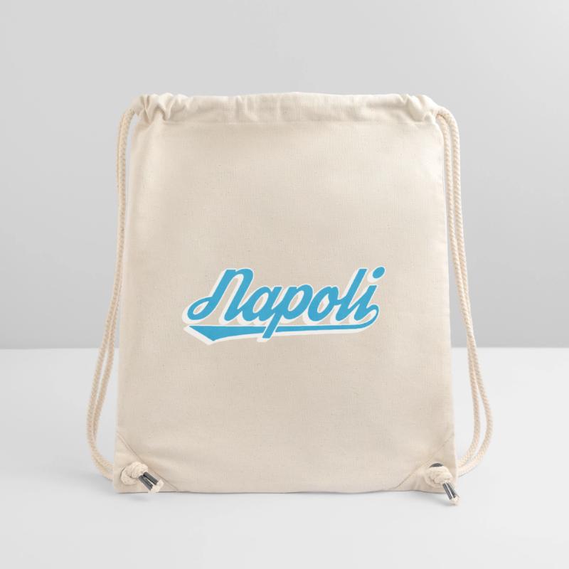 Napoli Retro Script Blau Stanley/Stella recycelter Gym Bag