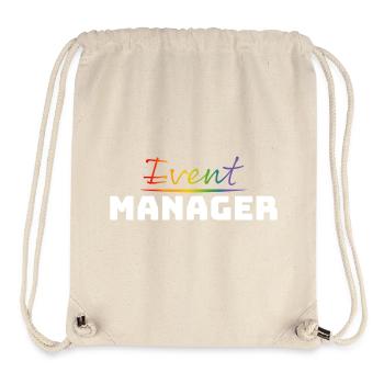 Tshirt fuer CSD LGBT Event Manager white - Stanley/Stella recycelter Gym Bag - Naturweiß - Vorne