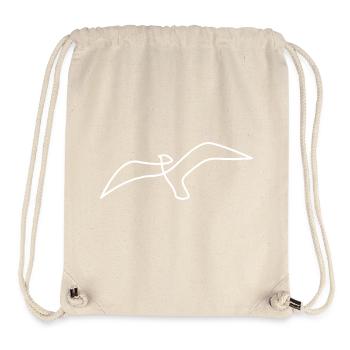 Bird sketch – elegant motif for nature lovers - Stanley/Stella Recycled Gym Bag - natural - Front