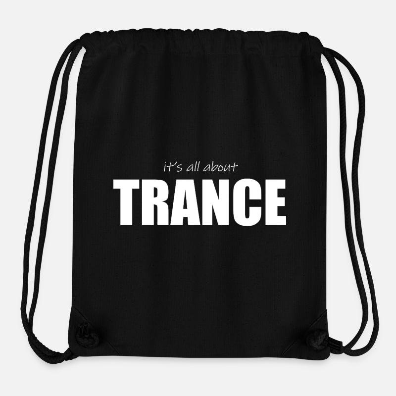 Its all about Trance - Stanley/Stella Recycled Gym Bag - black