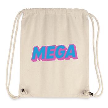 Mega lettering oldschoo retro 90s 80s - Stanley/Stella Recycled Gym Bag - natural - Front