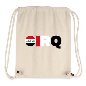 Iraq - Stanley/Stella Recycled Gym Bag - natural - Front
