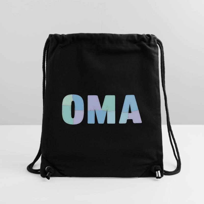 Patchwork Geschenkidee für Oma Muttertag Stanley/Stella recycelter Gym Bag