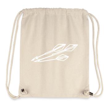 Arc et flèches - Sac à cordon recyclé Stanley/Stella - blanc naturel - Devant