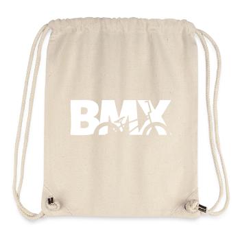 Chemise BMX Rider pour enfants et motards - Sac à cordon recyclé Stanley/Stella - blanc naturel - Devant