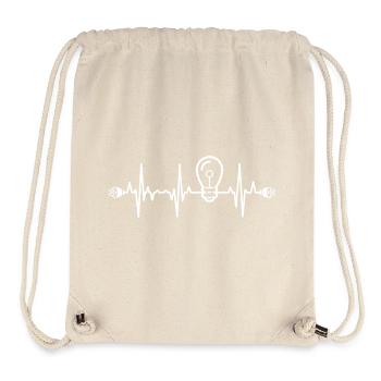 Elektroingenieur Herzschlag - Stanley/Stella recycelter Gym Bag - Naturweiß - Vorne