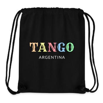 Tango Argentine - Sac à cordon recyclé Stanley/Stella - noir - Devant