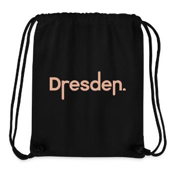 Dresden Typography Dresden City Font Logo - Stanley/Stella Recycled Gym Bag - black - Front
