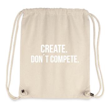 CREATE. DON ́T COMPETE. | Greyline Official - Stanley/Stella Recycled Gym Bag - natural - Front