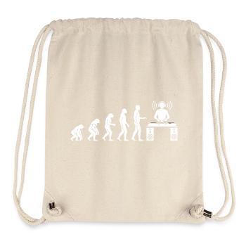 Évolution vers le DJ - Sac à cordon recyclé Stanley/Stella - blanc naturel - Devant