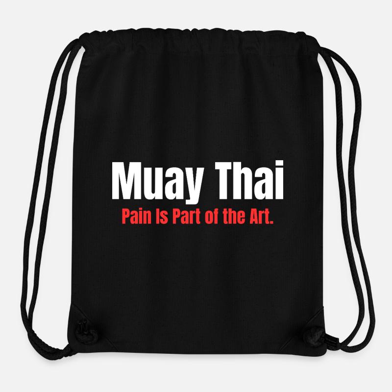Eight Limbs. One Mind. | Muay Thai - Stanley/Stella Recycled Gym Bag - black