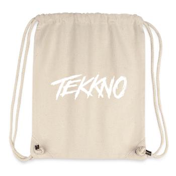 Tekkno Rave Music Grunge Lettering - Stanley/Stella Recycled Gym Bag - natural - Front