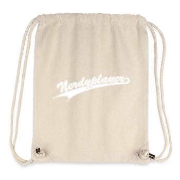 NERDY pour toujours - Nerdyplayer - Sac à cordon recyclé Stanley/Stella - blanc naturel - Devant