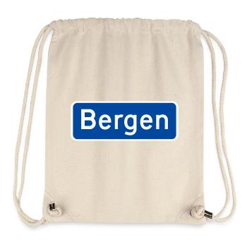 Bergen - Sac à cordon recyclé Stanley/Stella - blanc naturel - Devant