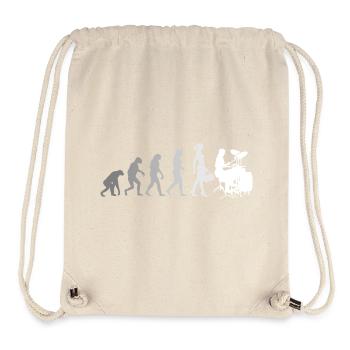 Evolution Schlagzeugerin Percussion Drummer - Stanley/Stella recycelter Gym Bag - Naturweiß - Vorne