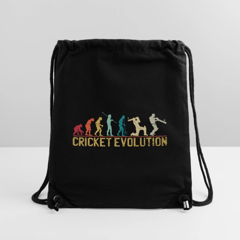 Conception sur le thème de Cricket Evolution Sac à cordon recyclé Stanley/Stella