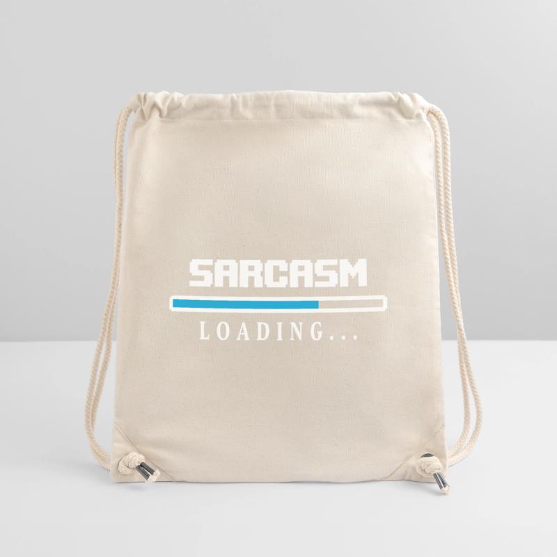 Sarcasm Loading Beam Saying Stanley/Stella Recycled Gym Bag