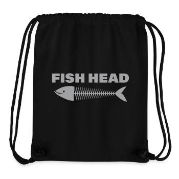 fish head - Stanley/Stella Recycled Gym Bag - black - Front