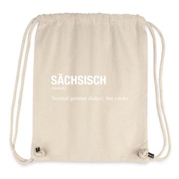 SÄCHSISCH Sachsen - Stanley/Stella recycelter Gym Bag - Naturweiß - Vorne