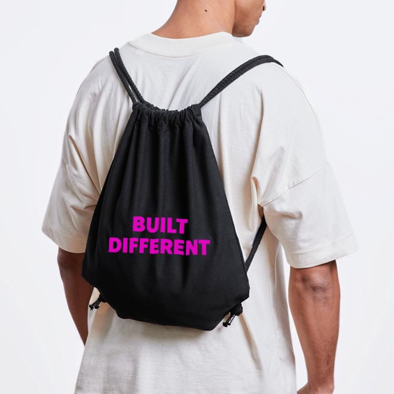 Differently built typography Stanley/Stella Recycled Gym Bag