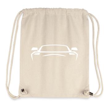 Faster Sports White Car Print - Stanley/Stella Recycled Gym Bag - natural - Front
