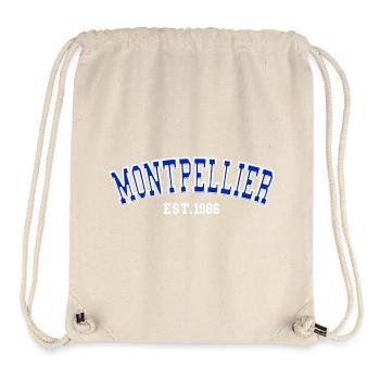Montpellier fondé en 1986 - Sac à cordon recyclé Stanley/Stella - blanc naturel - Devant