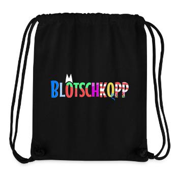 Blötschkopp - Stanley/Stella recycelter Gym Bag - Schwarz - Vorne