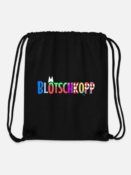 Blötschkopp - Stanley/Stella recycelter Gym Bag - Schwarz