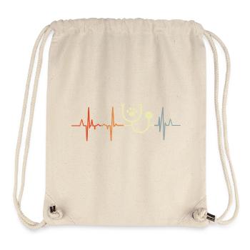 Ich liebe Tiermedizin - Stanley/Stella recycelter Gym Bag - Naturweiß - Vorne