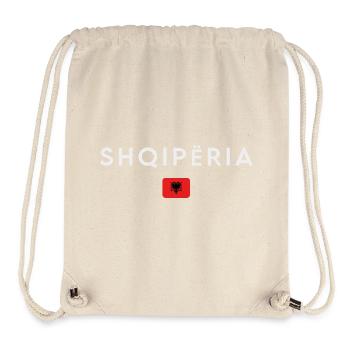 Albanian flag, Albanian pride - Stanley/Stella Recycled Gym Bag - natural - Front