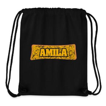 Heirat Amila - Stanley/Stella recycelter Gym Bag - Schwarz - Vorne
