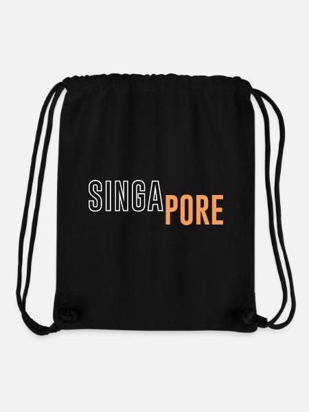 Singapore - Stanley/Stella Recycled Gym Bag - black