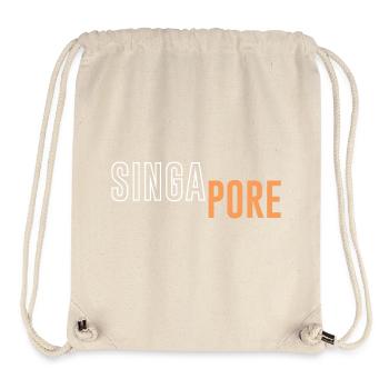 Singapore - Stanley/Stella Recycled Gym Bag - natural - Front