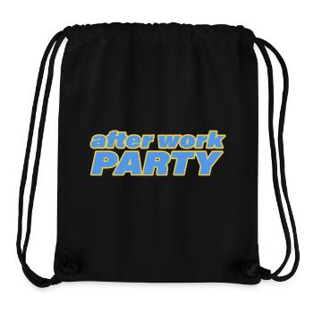 AFTER WORK PARTY - Stanley/Stella Recycled Gym Bag - black - Front