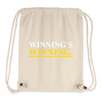 Winnings Winning - Stanley/Stella recycelter Gym Bag - Naturweiß - Vorne