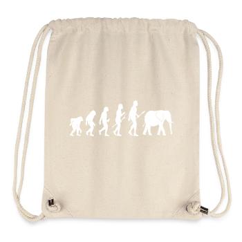 Zoo Gardien de zoo Gardien de zoo Vintage Zoo Wildlife - Sac à cordon recyclé Stanley/Stella - blanc naturel - Devant