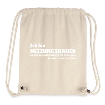 I am a heating engineer - Stanley/Stella Recycled Gym Bag - natural - Front