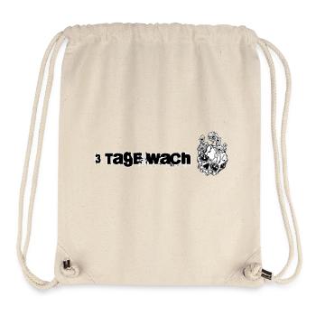 3 Tage wach! - Stanley/Stella recycelter Gym Bag - Naturweiß - Vorne