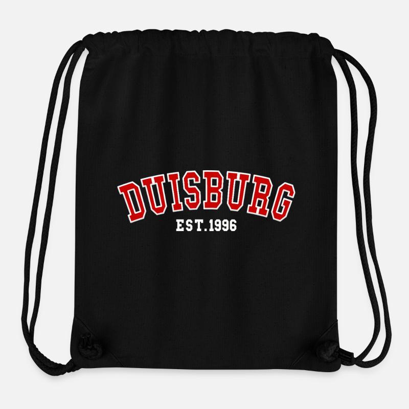 Düisbourg Fondée en 1996 - Sac à cordon recyclé Stanley/Stella - noir