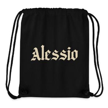 Alessio Gothic Vintage Logo - Stanley/Stella recycelter Gym Bag - Schwarz - Vorne