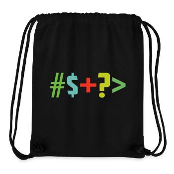 Special character - Stanley/Stella Recycled Gym Bag - black - Front