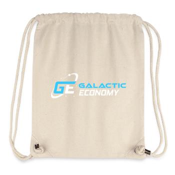 Économie Galactique - Sac à cordon recyclé Stanley/Stella - blanc naturel - Devant