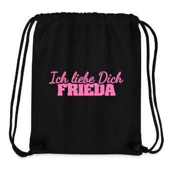 Liebe Fri - Stanley/Stella recycelter Gym Bag - Schwarz - Vorne